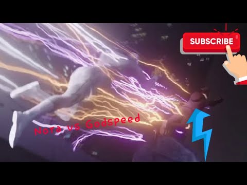 THE FLASH ⚡ Nora vs Godspeed ⚡ I AM THE GOD OF SPEED THE FLASH 5×18 {HD}  adam lambert runnin