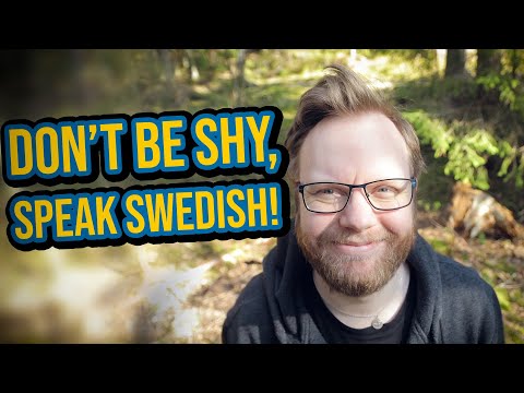 How to overcome shyness speaking Swedish! (a rant)