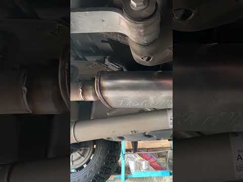 Flowmaster FlowFX install #auto #automobile #exhaust #welder #welding