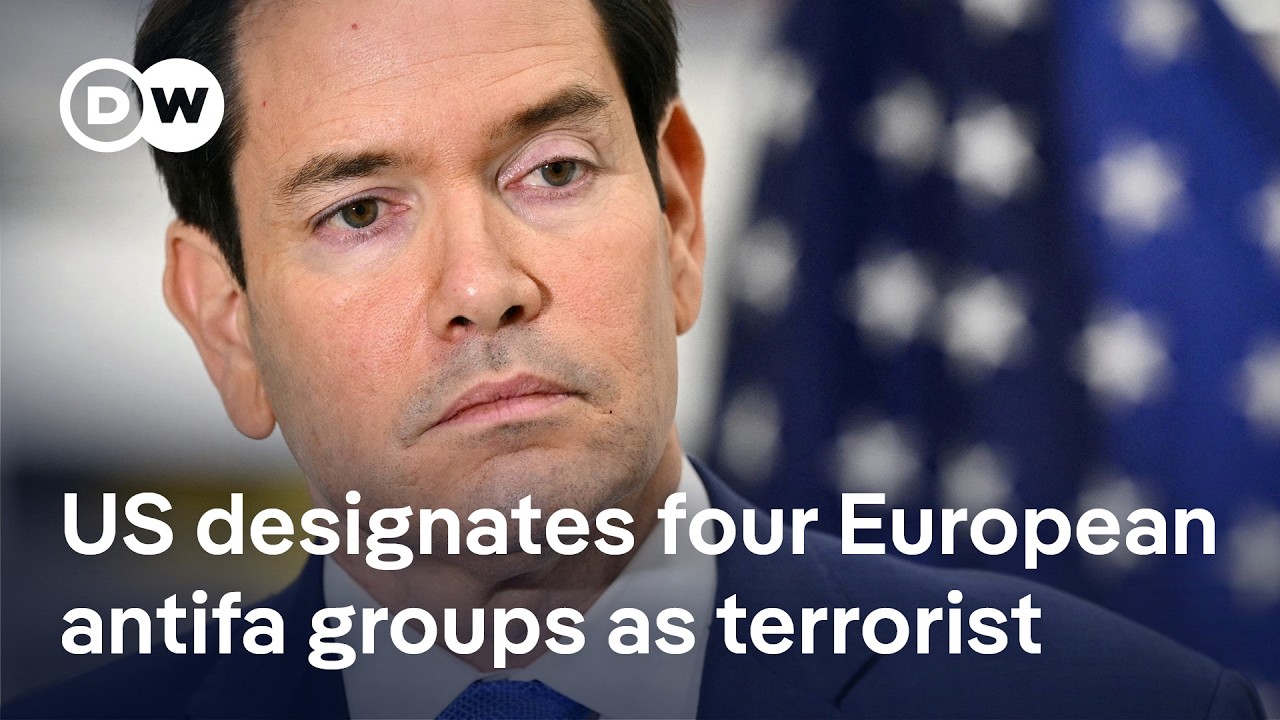 US declares four groups based in Europe "foreign terrorist organizations" | DW News