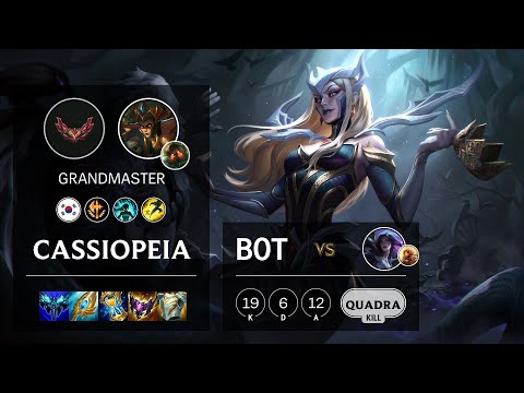 Cassiopeia Bot vs Kai'Sa - KR Grandmaster Patch 12.5