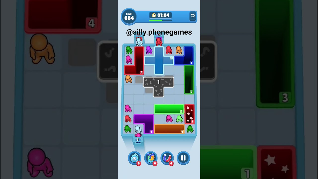 Drop Away Level 684 Walkthrough Solution