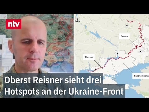 Oberst Reisner sieht drei Hotspots an der Ukraine-Front - Kämpfe im Donbass