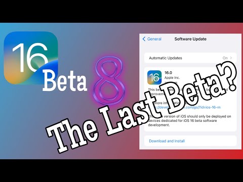 iOS 16 Beta 8 | Out Now | The Final Beta? |