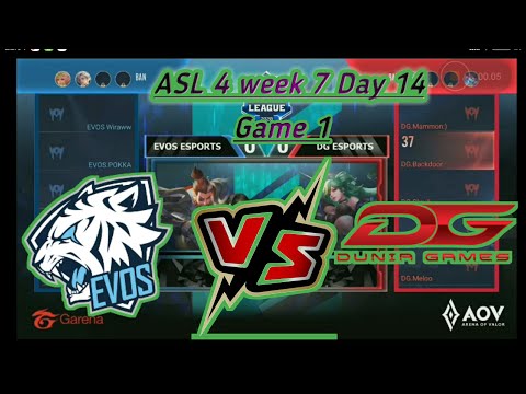 Evos Esports Vs DG Esports Game 1 ASL 4 week 7 Day 14