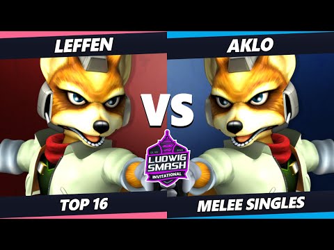 Ludwig Invitational - Leffen (Fox) Vs. Aklo (Fox) SSBM Melee Tournament