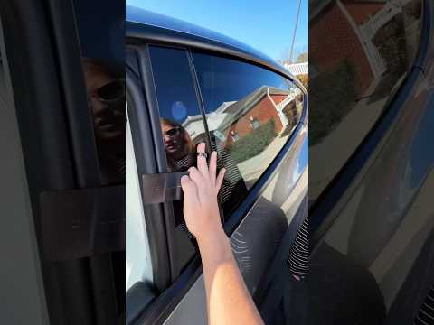 Locked the car to impress his sister…Ended up locking his own luck inside 😅#trendingshorts