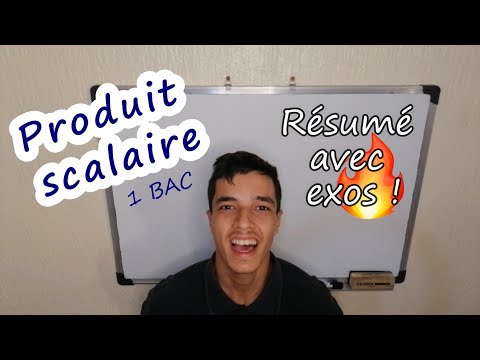 🔥Produit scalaire 1bac sm & s. ex: Résumé avec exercices & démonstrations ! (1/3)