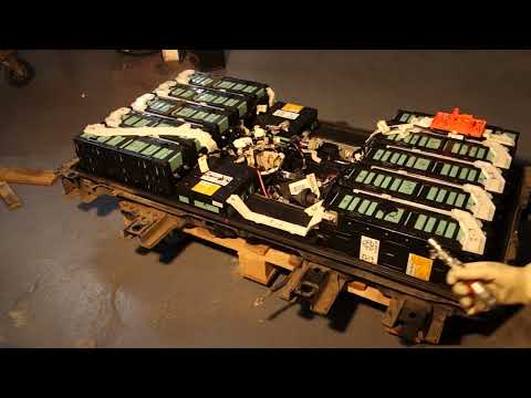 #10 Citroen C-Zero Batterie Demontage