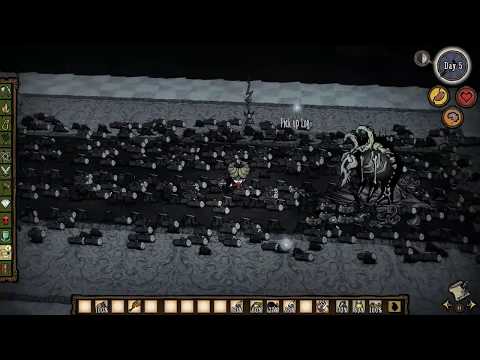 Stupidly Efficient Wood and Living Log Farm With The Reanimated Skeleton - Don't Starve Together