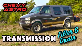 The BEST way to change Chevy Astro Transmission Fluid & Filter