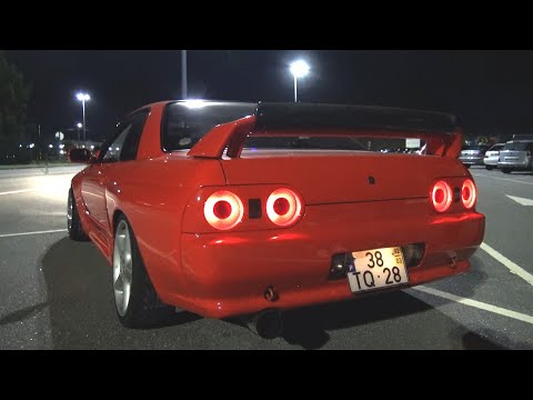 NISSAN SKYLINE R32 FROM HELL.. BURN THE TYRES