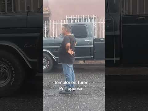 M7.5 earthquake hits a street in Turen, Portuguesa, Venezuela