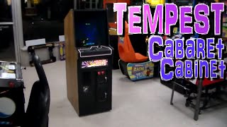 Atari's Famous TEMPEST Arcade Machine In The Lesser Known CABARET Cabinet  - Color Vector Monitor