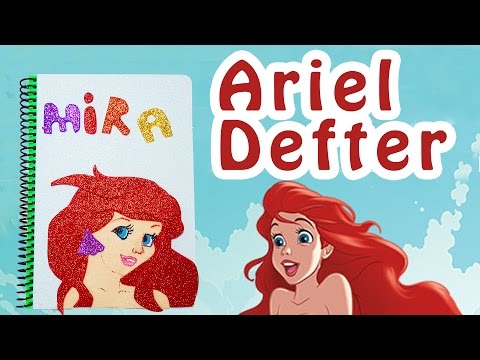 Küçük Deniz Kızı Ariel Defter Yapımı | Okula Dönüş | UmiKids Nasıl Yapılır