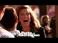 Joan Calamezzo's Reaction to Lil' Sebastian | Parks and Recreation