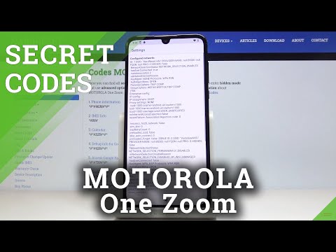 Secret Codes in Motorola One Zoom – Hidden Modes / Super Features