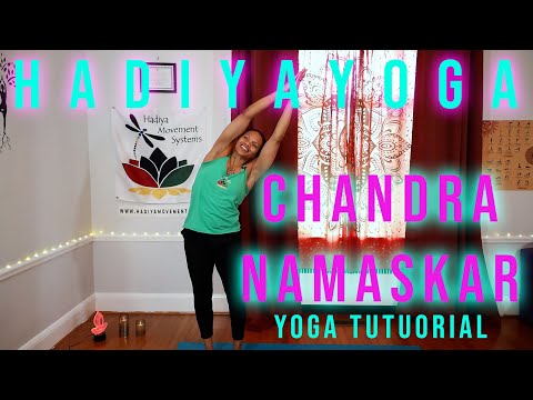 Moon Salutation! | CHANDRA NAMASKAR  in Ten Minutes ! | H A D I Y A Y O G A