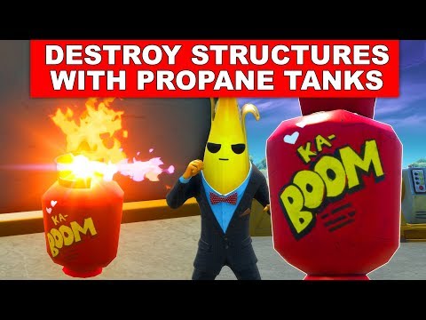 DESTROY STRUCTURES WITH PROPANE TANKS - LOCATION GUIDE TNTINA'S TRIAL WEEK 3 CHALLENGES FORTNITE