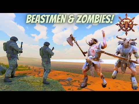 BEASTMEN, ORKS & ZOMBIES BRING WAR TO HUMANITY - Warhammer 40K | UEBS 2