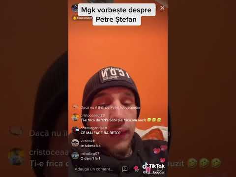 Mgk vorbeste despre Petre Stefan