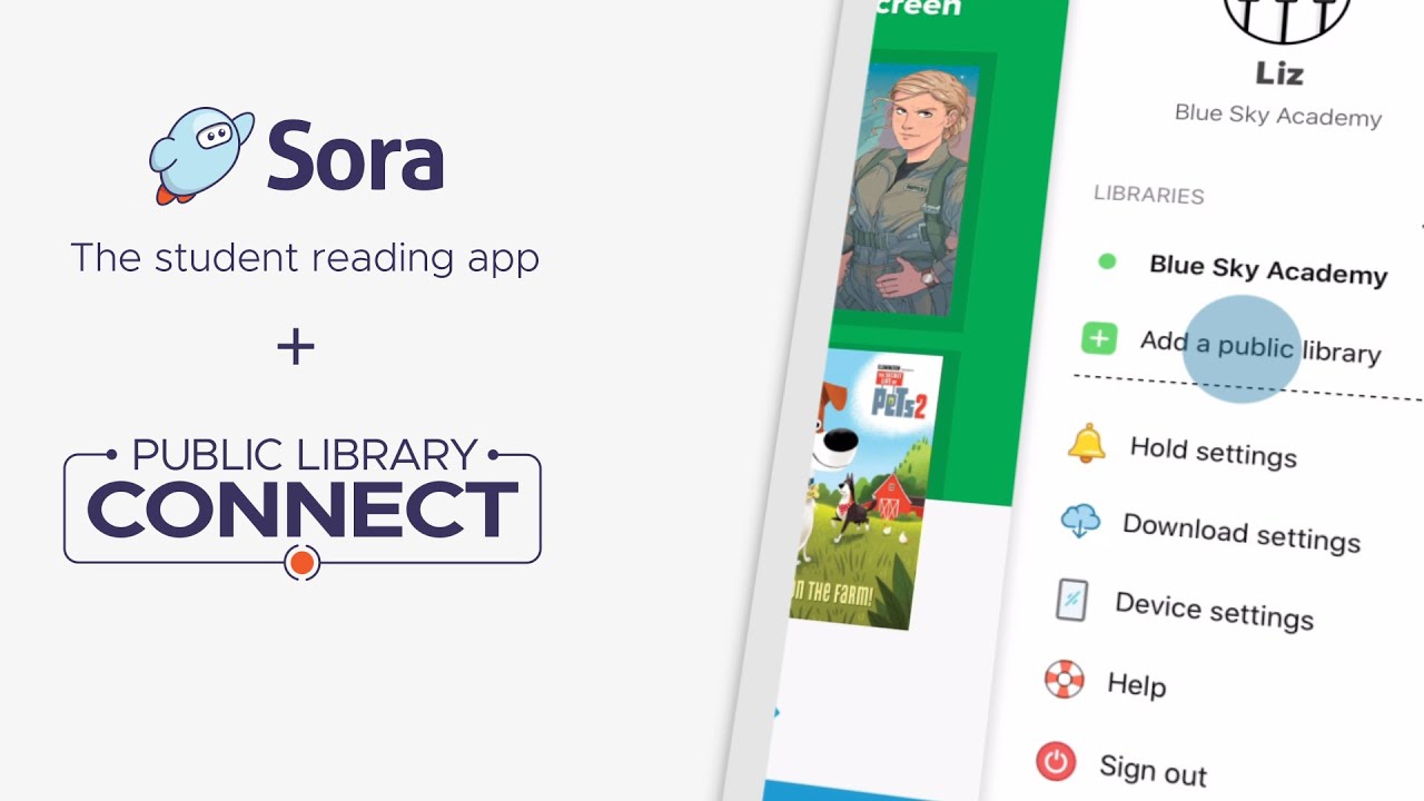 Sora + Public Library CONNECT