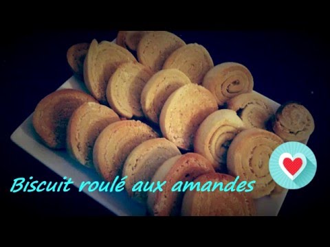 Biscuits Roulé aux amandes et cannelle / Almonds and cinnamon roll cookies