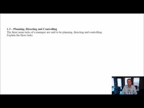 MA Module 1 Video 6 Planning Directing and Controlling Problem 1 3
