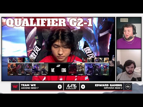 WE vs EDG - Game 1 | Qualifier S15 LPL Summer Playoffs 2025 | Team WE vs Edward Gaming G1 full