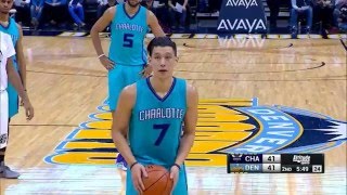 林書豪Jeremy Lin's Offense & Defense Highlights 2016-01-11 Hornets VS Nuggets