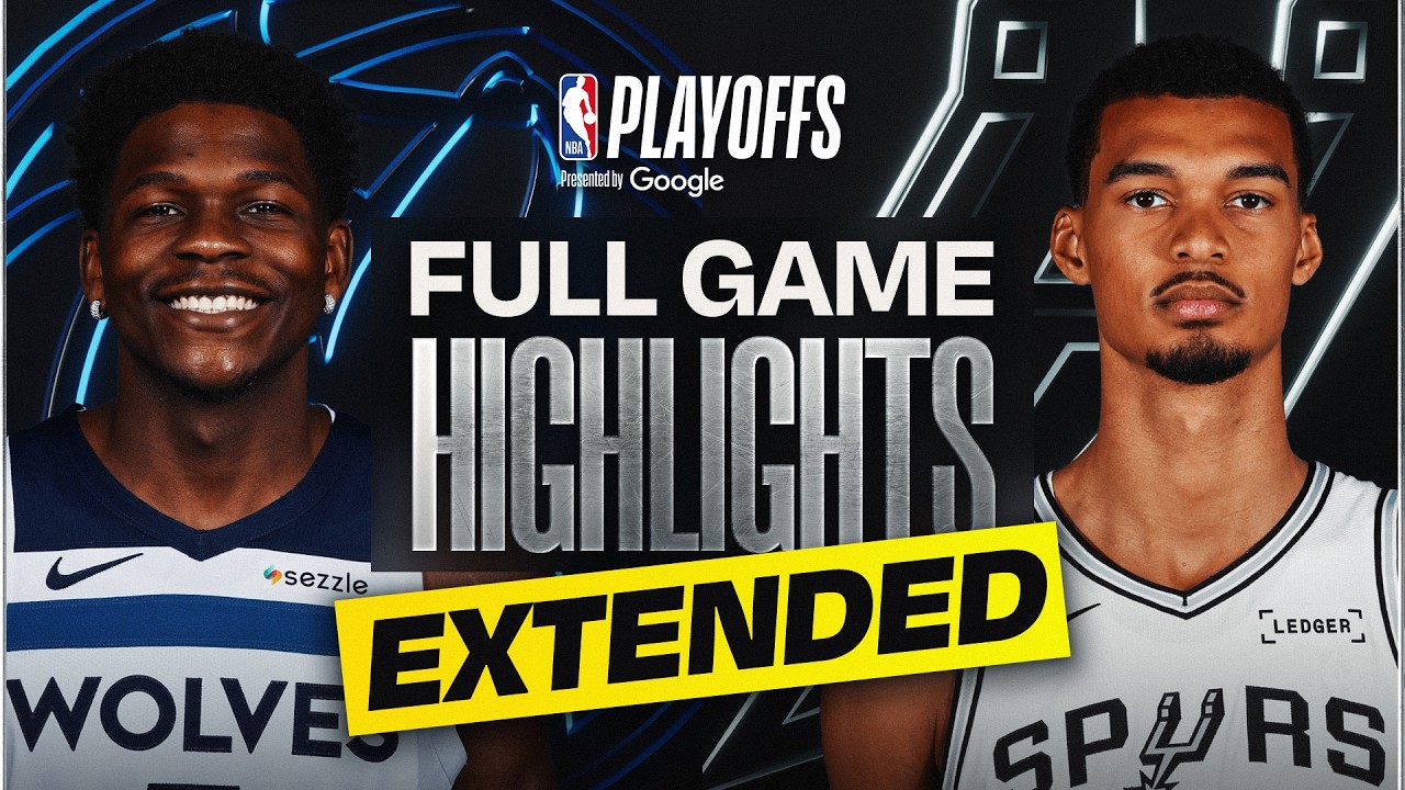 EXTENDED: #6 TIMBERWOLVES at #2 SPURS | FULL GAME 1 HIGHLIGHTS | May 4, 2026