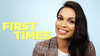 Rosario Dawson Tells Us About Her First Times video