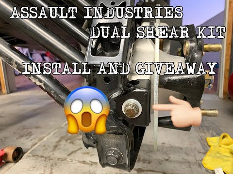 ASSAULT INDUSTRIES REAR DUAL SHEAR KIT INSTALL & GIVEAWAY ON CAN AM X3 MOST ADDED STRENGTH IN MINS