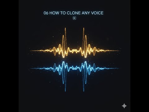 06 HOW TO CLONE ANY VOICE