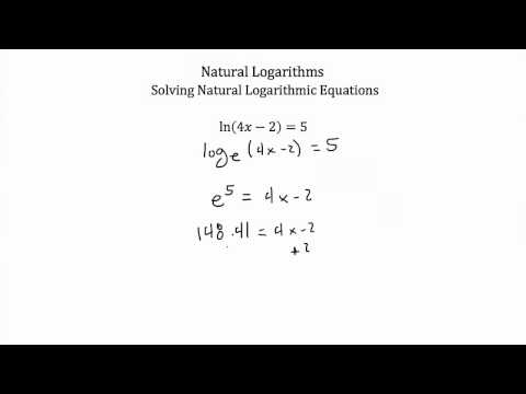 Natural Logarithms