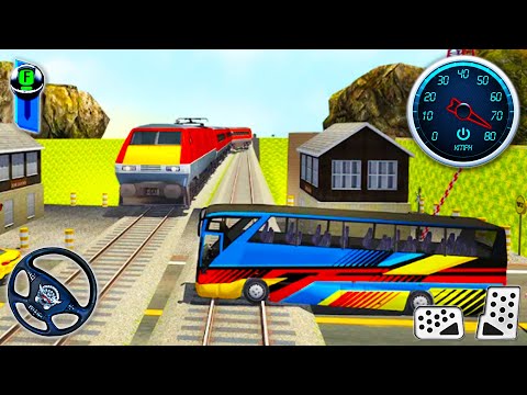 Offroad Coach Bus Driving 3D - City Bus Parking Simulator | Android Gameplay