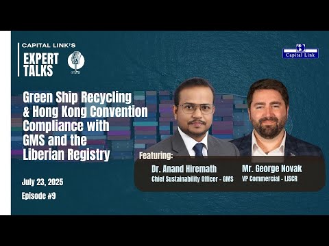 Expert Talks on Green Ship Recycling & Hong Kong Convention Compliance - GMS & the Liberian Registry