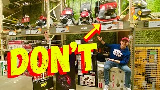 WHICH GAS LAWN MOWERS TO BUY AT HOME DEPOT IN 2024 (And Ones To AVOID)