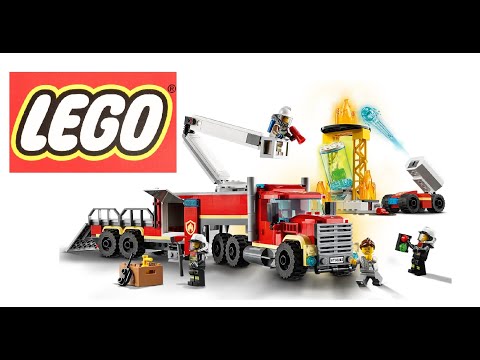 LEGO City 60282 Fire Command Unit Unboxing & Speed build