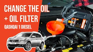 Youtube thumbnail of video "Change the oil and the oil filter Qashqai 1 2.0 dCi 🛢"