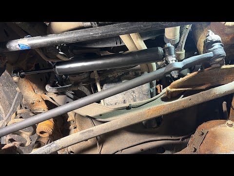 2011-2016 Ford F-250 F-350 Drag Link Steering Stabilizer Tie Rod End Replacement