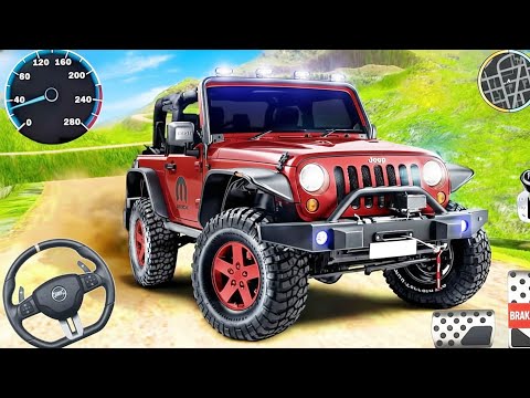 4x4 Offroad Jeep Driving Simulator 3D - Drive SUV 4x4 jeep Offroad Game - Android GamePlay