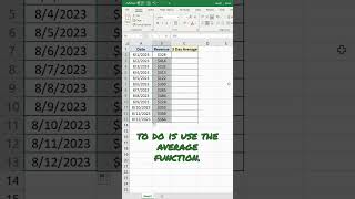 How to Calculate Rolling Average in Excel