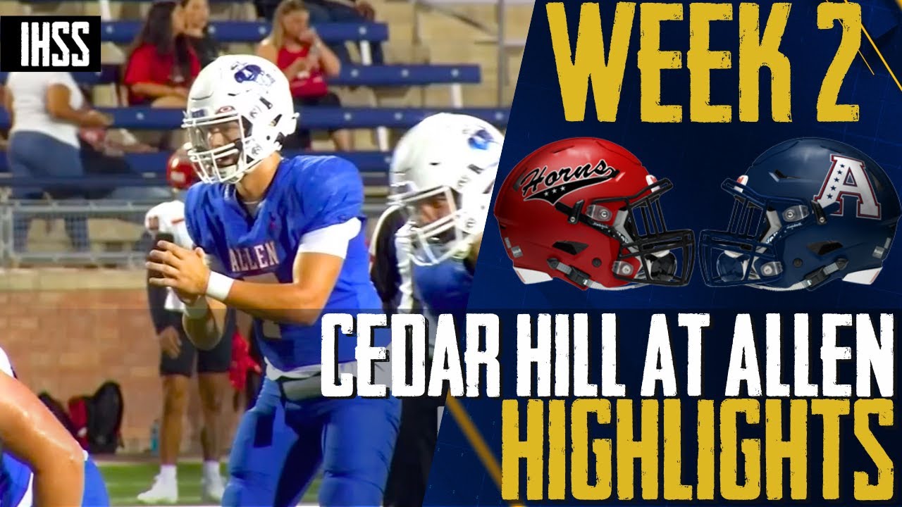 Cedar Hill vs Allen Thrilling Match Highlights | High School Football Opener Showdown