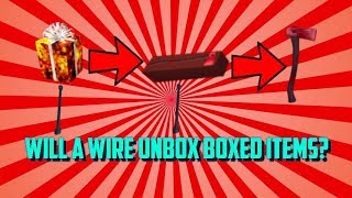 Can A Wire Unbox A Boxed Item In Lumber Tycoon 2? (Mythbusters Ep.2)