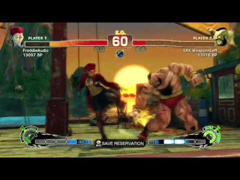 FreddieAudio (C.Viper) Vs Srk WeaponsLeft (Zangief)