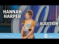 Hannah Harper Auditions With Original Song About Her Postpartum Depression - American Idol