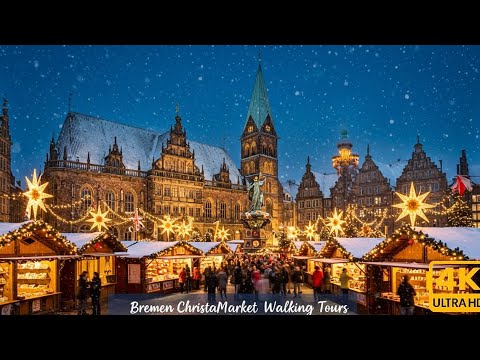 Discover The Magic Of Bremen's Festive Christmas Market In Stunning 4k