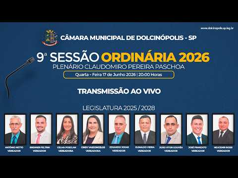 9ª Sessão Ordinária 2026 - 17/06/2026