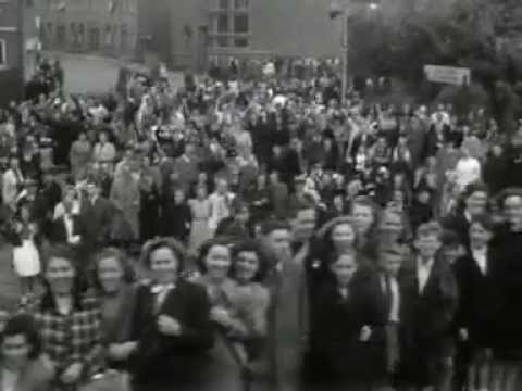 Spoorbrug over Oude Maas bij Dordrecht hersteld (1946)